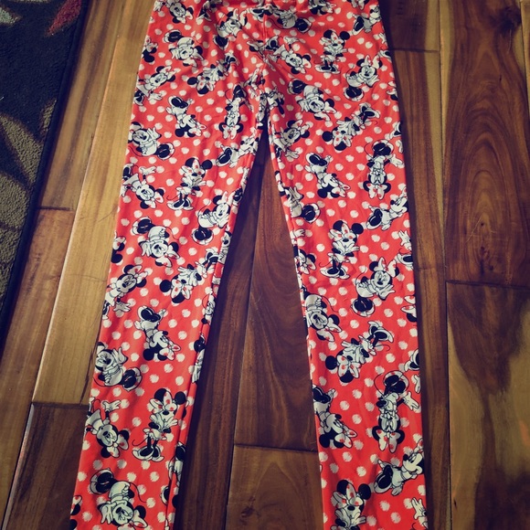 Minnie Mouse LuLaroe Leggings NEVER WORN - Picture 1 of 2